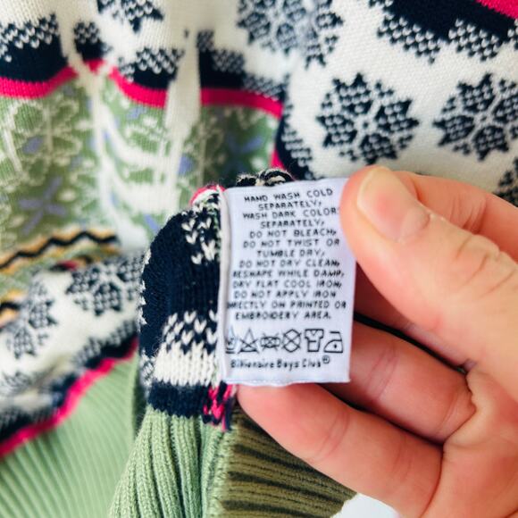NWT Billionaire Boys Club Greetings Sweater Size Medium - Picture 5 of 8